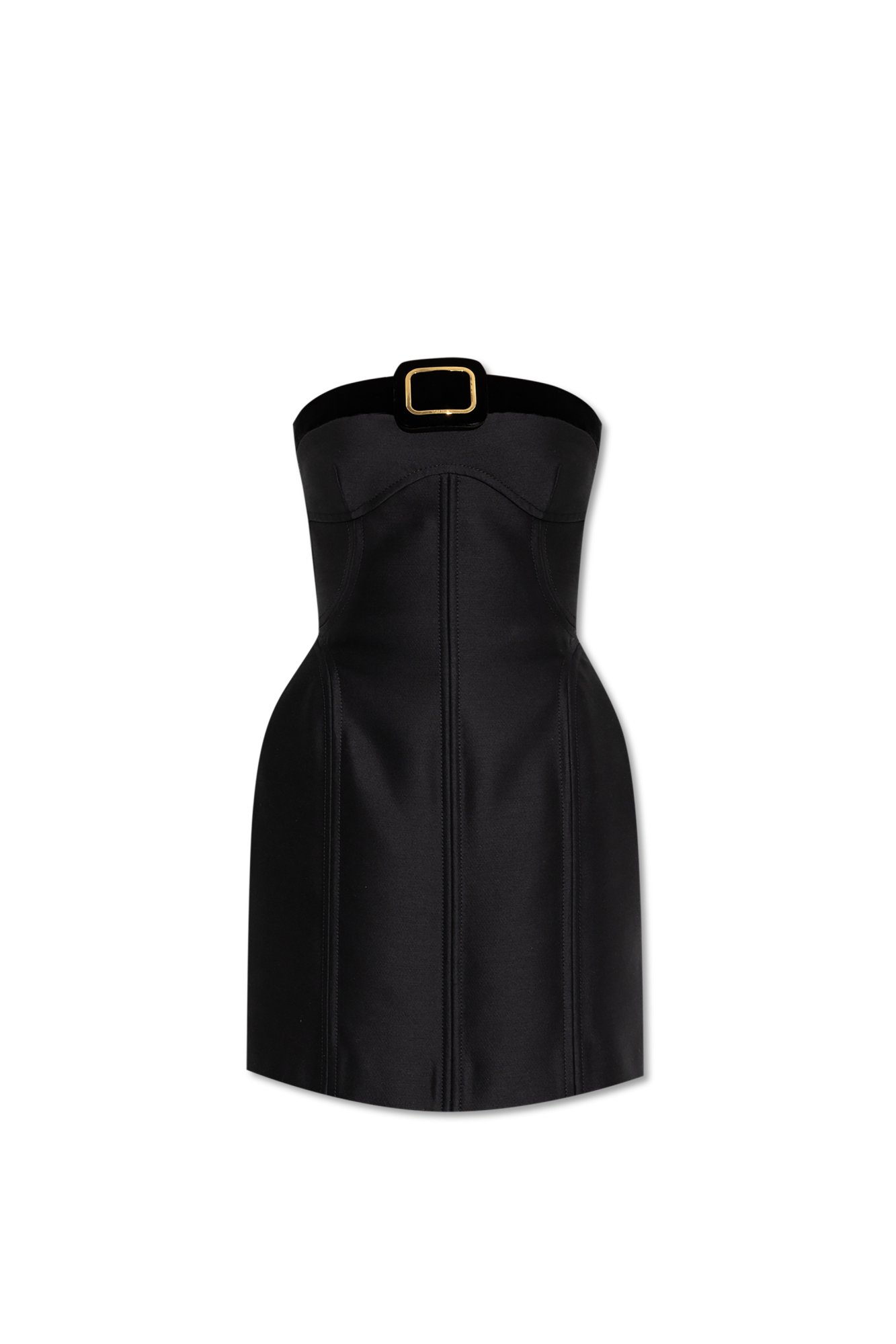 【tom ford・トムフォード】 SHORT DRESS ワンピース SHORT DRESS WITH CUT OUT AND CHAIN CLOSURE | Tom Ford Fashion